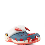 Blue shoes, front view