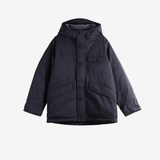 Navy jacket, front view