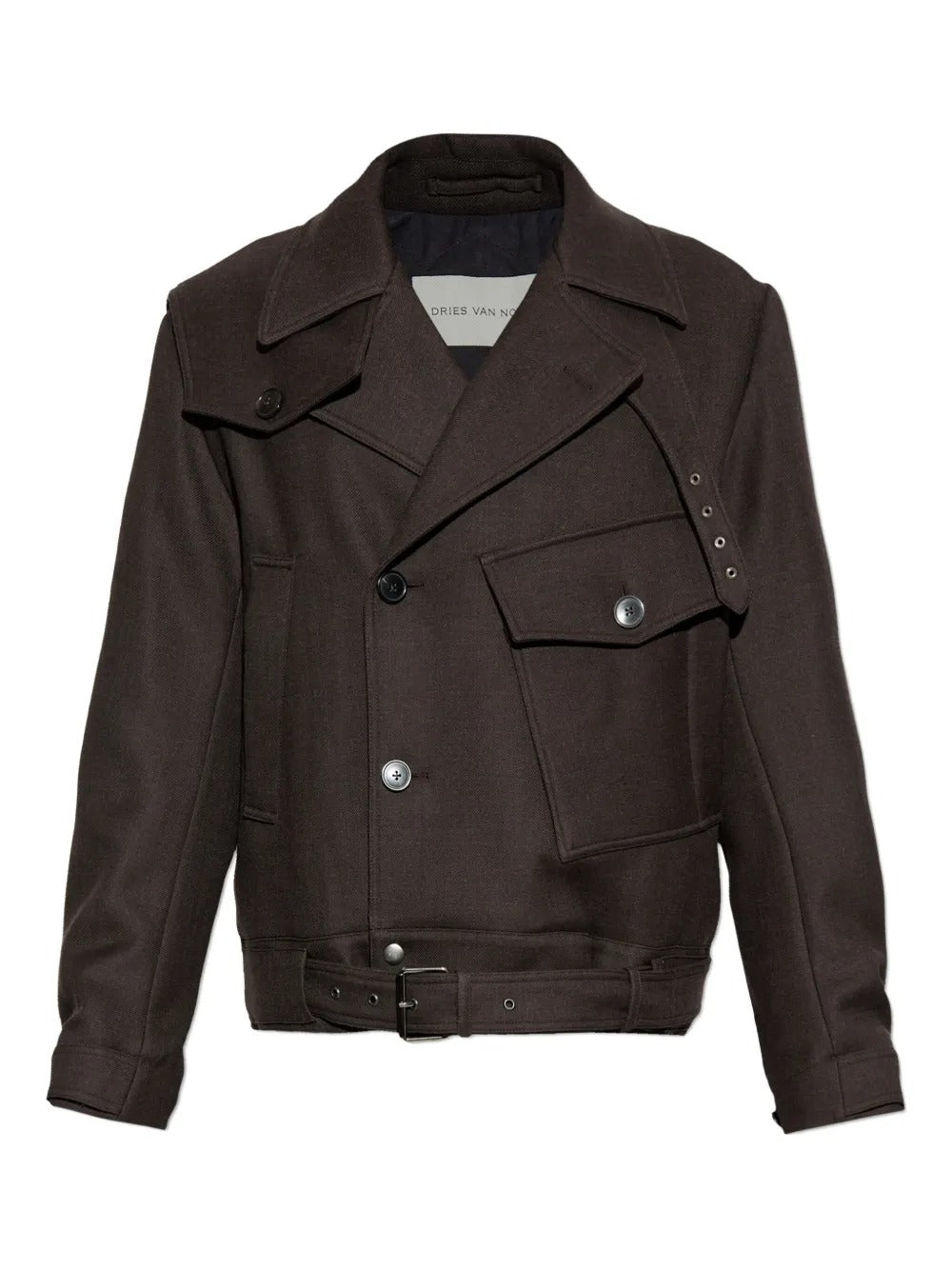 Brown jacket, front view