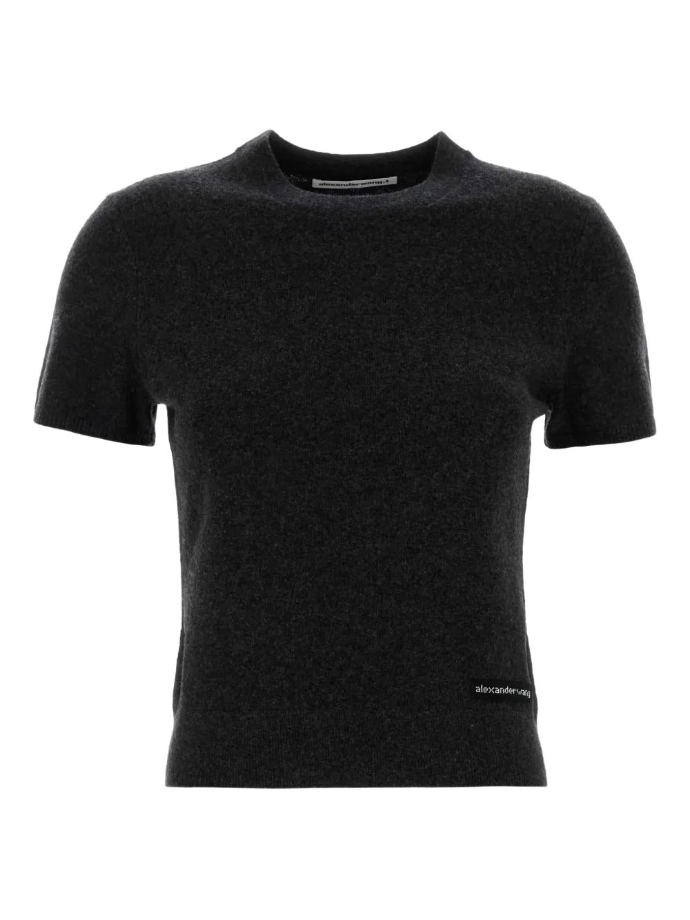 Black t-shirt, front view