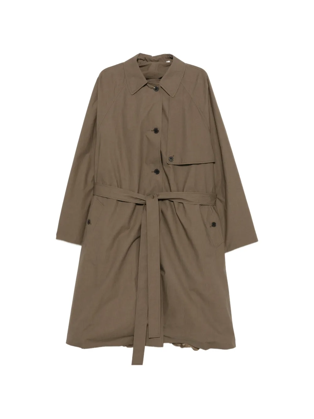 Brown coat, front view
