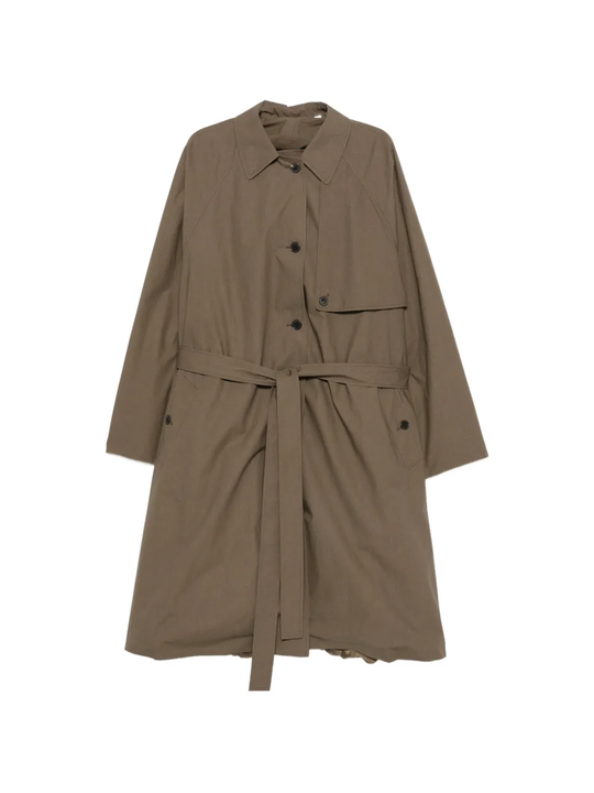 Brown coat, front view