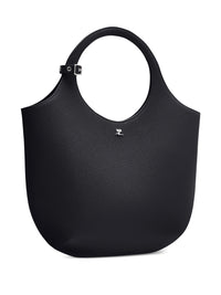 COURRÈGES - Women Medium Holy Grained Leath Bag