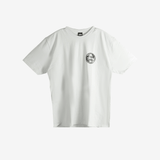 White t-shirts, front view