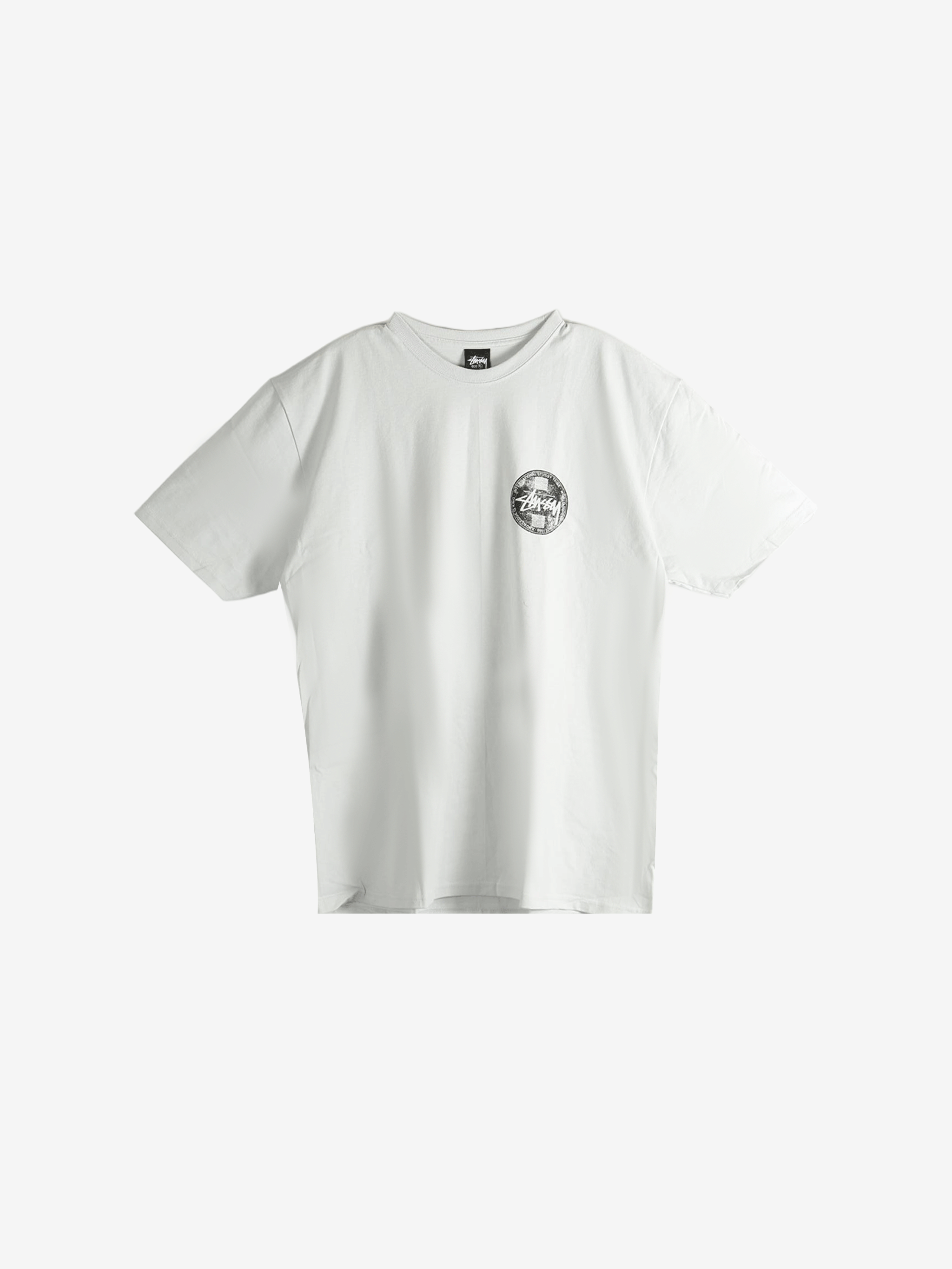 White t-shirts, front view