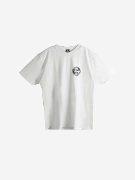 White t-shirts, front view