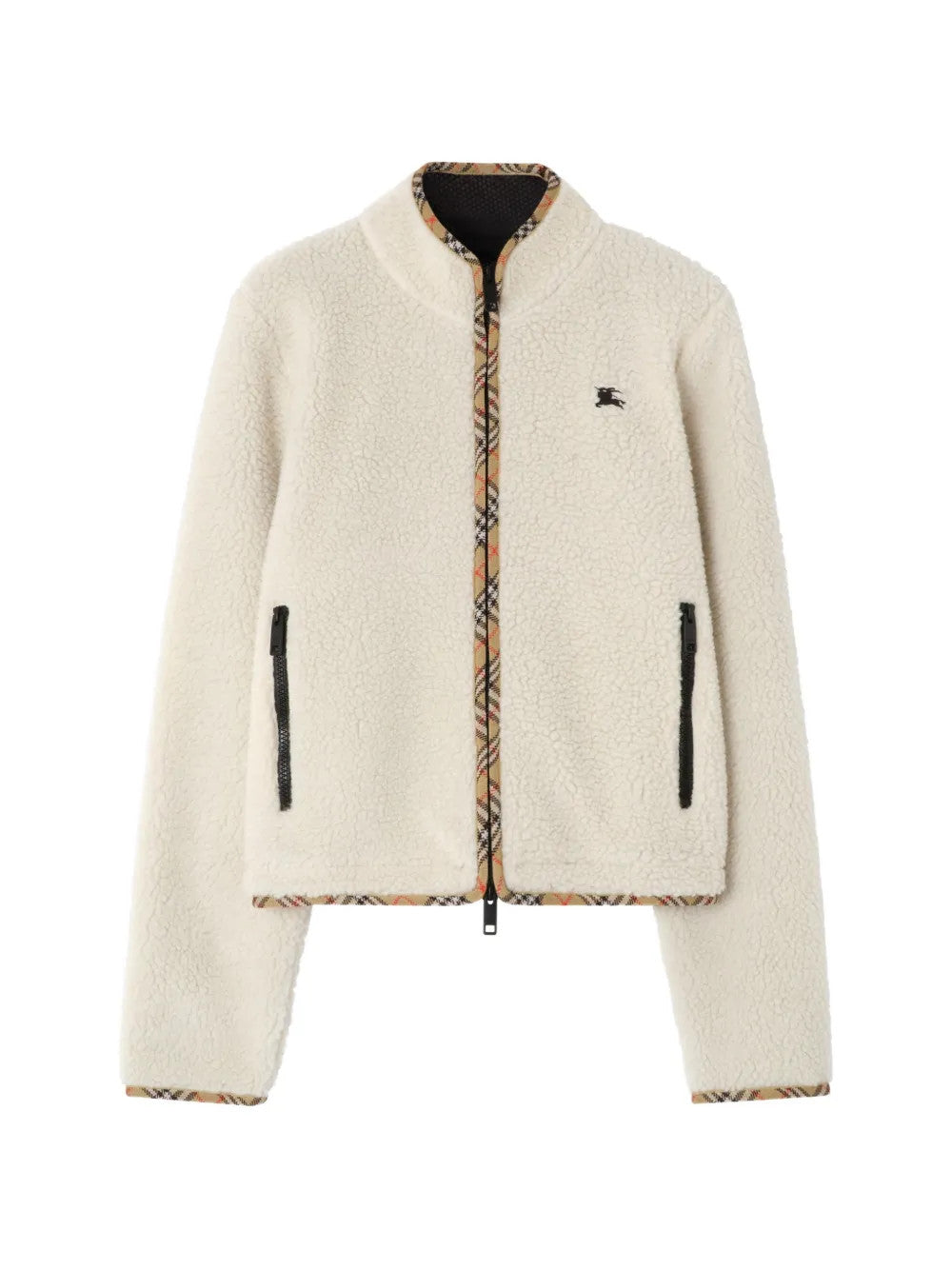 Tan jacket, front view