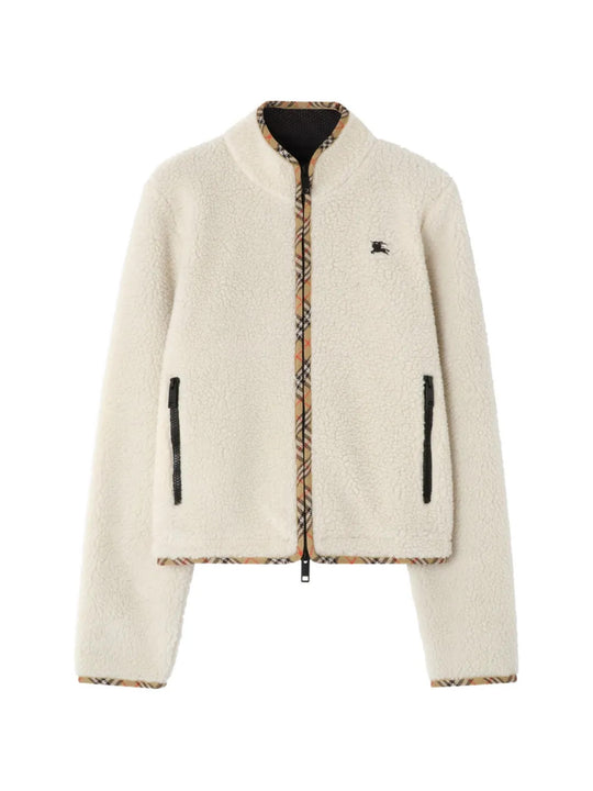 Tan jacket, front view