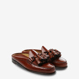 Tan loafer, side view