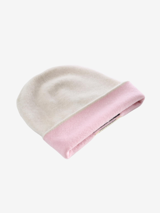 Pink hat, front view