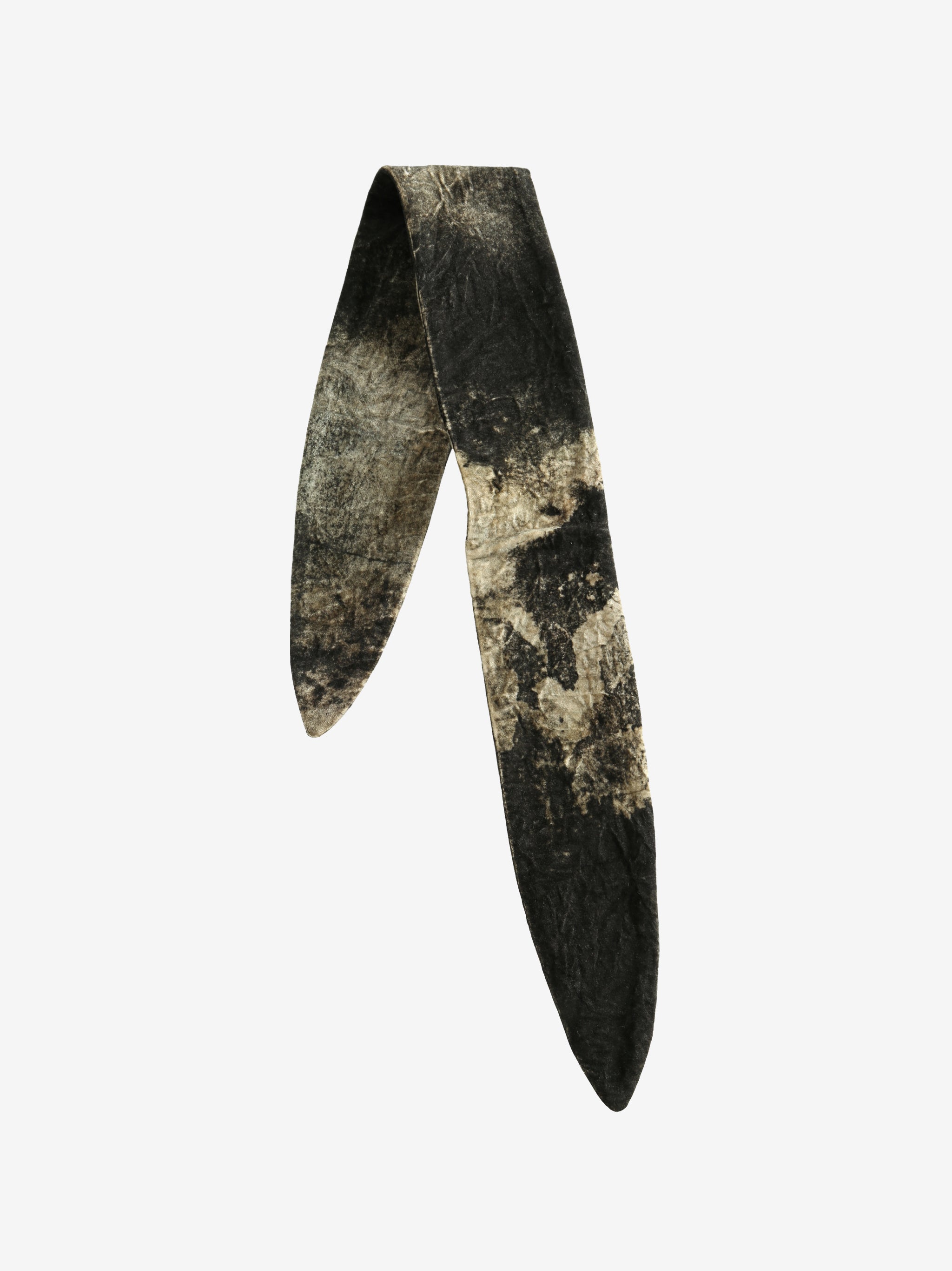 green Short Scarf, front view