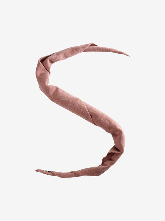 Pink scarf, front view