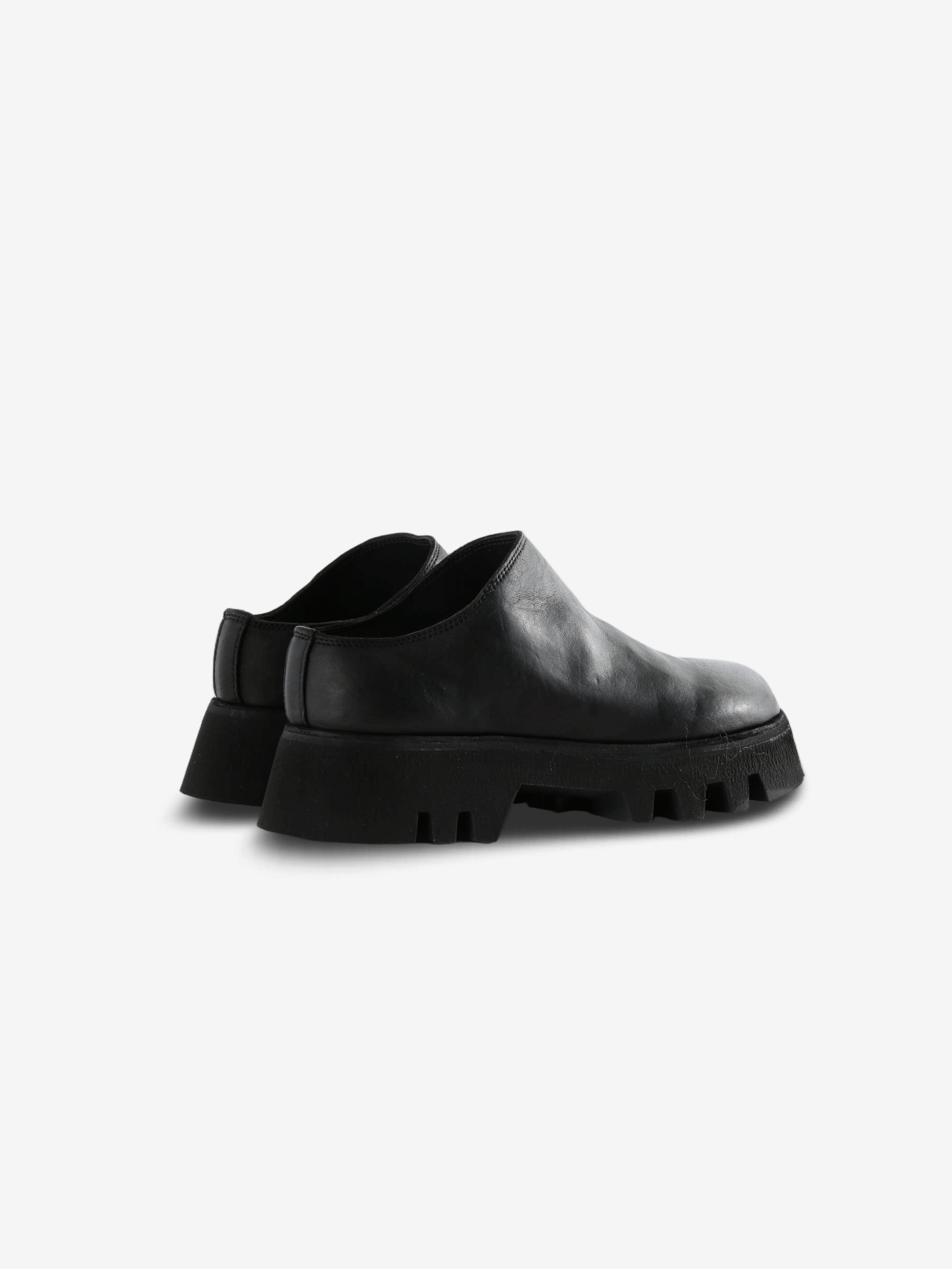Black shoes, side view