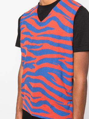 STUSSY - Men Tiger Printed Sweater Vest