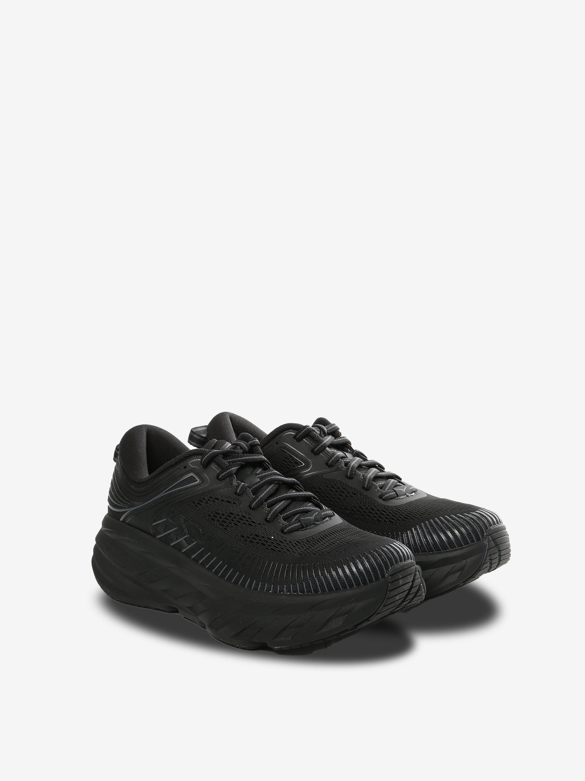 Black sneakers, side view