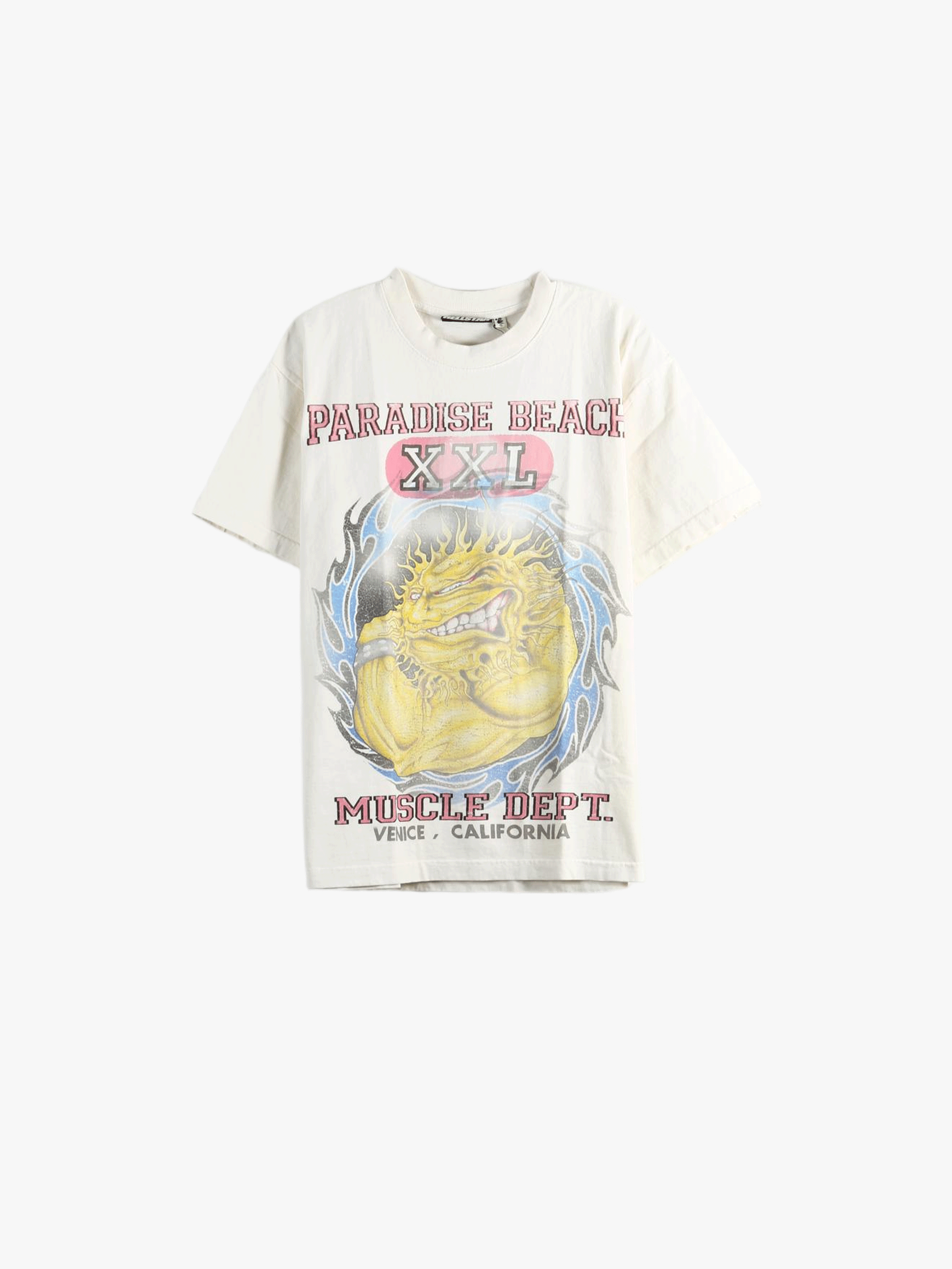 Tan t-shirt, front view
