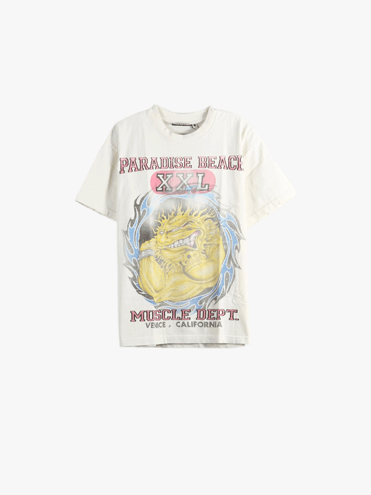 Tan t-shirt, front view