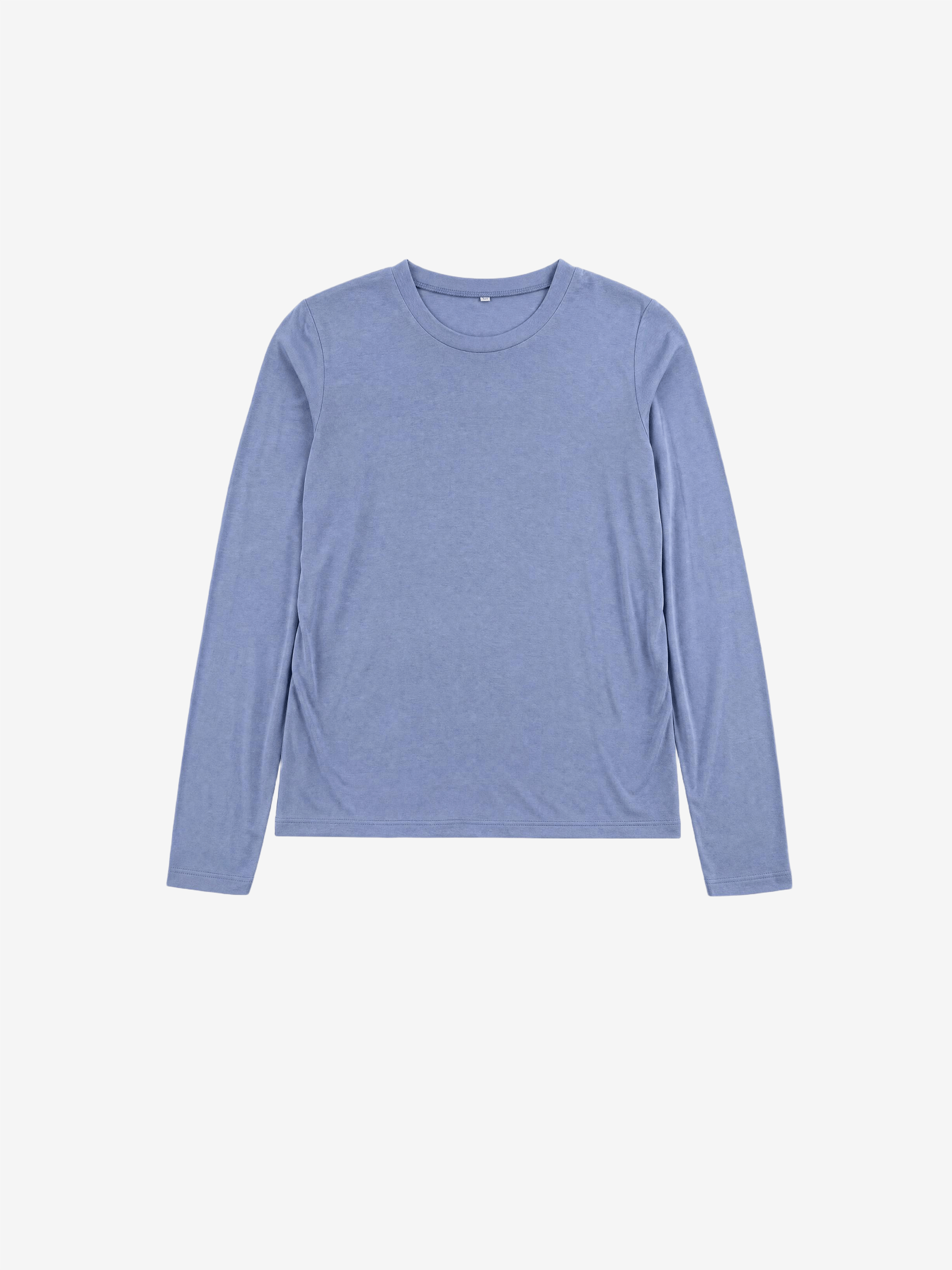 Blue t-shirt, front view