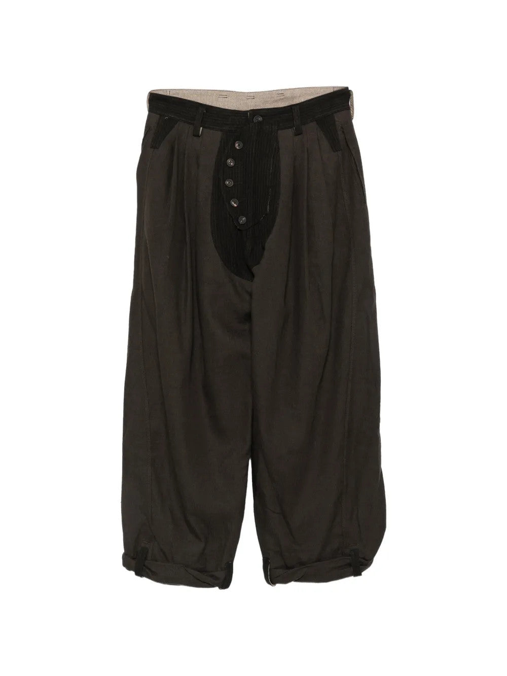 Brown pants, front view