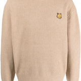 MAISON KITSUNE - Men Tonal Fox Head Patch Comfort Ribbed Jumper
