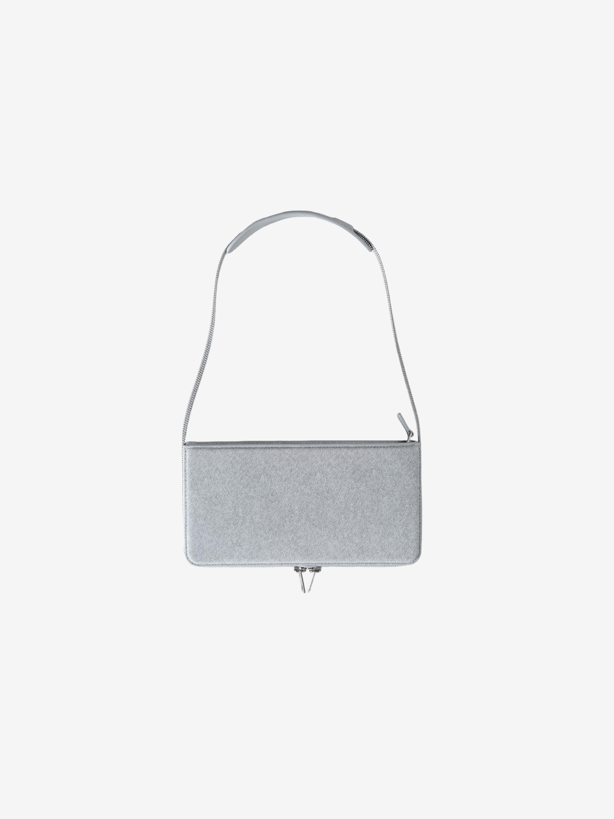 Grey bag, back view