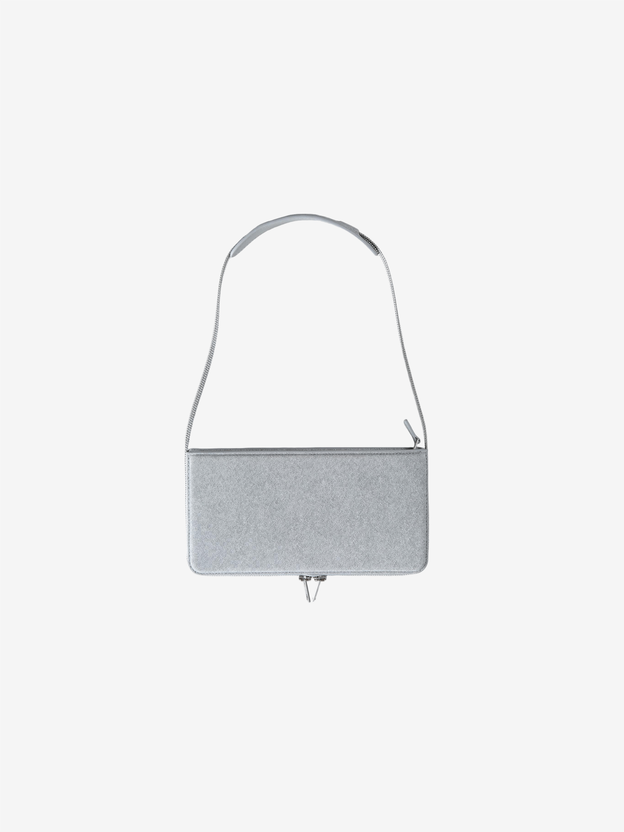 Grey bag, back view