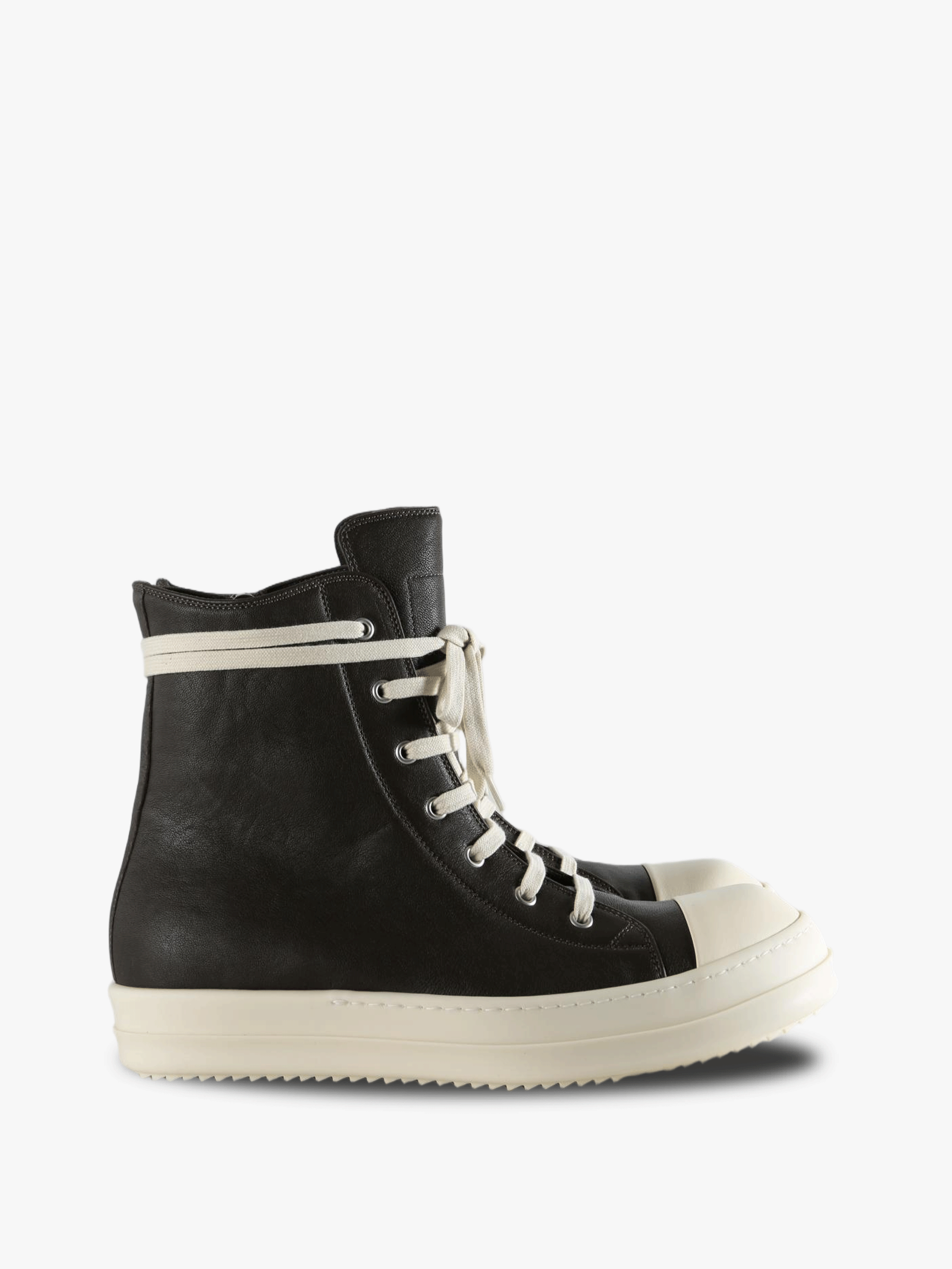 Black shoes, side view