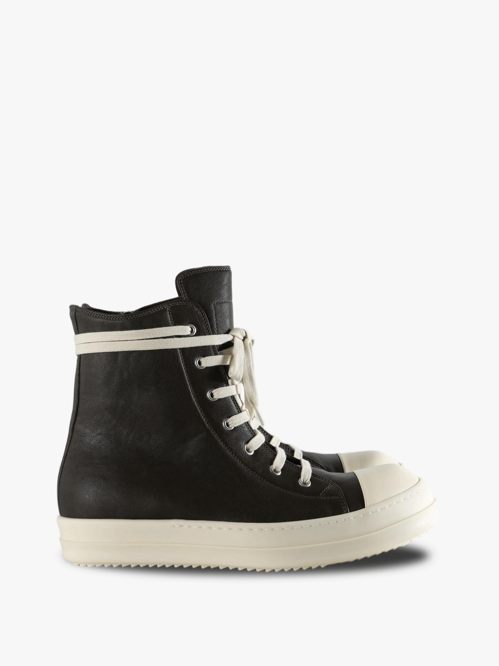 Black shoes, side view