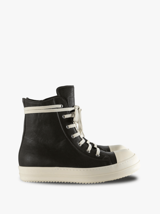 Black shoes, side view