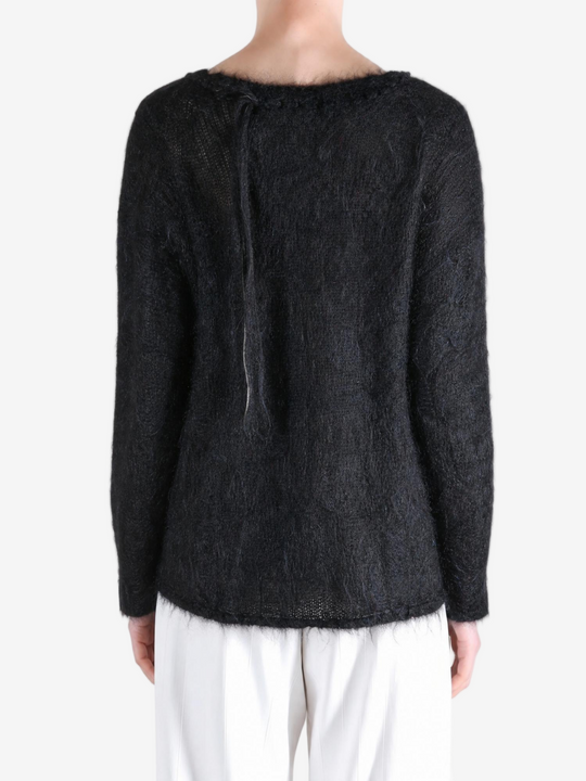 Black jacket, full body view