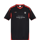 Black t-shirt, front view