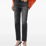 Grey jeans, front view
