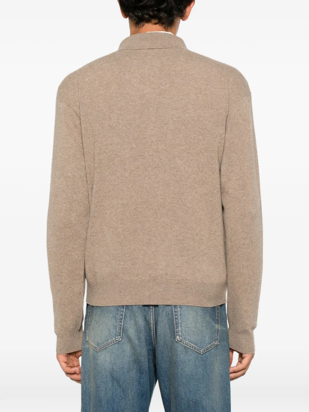 Tan top, full body view