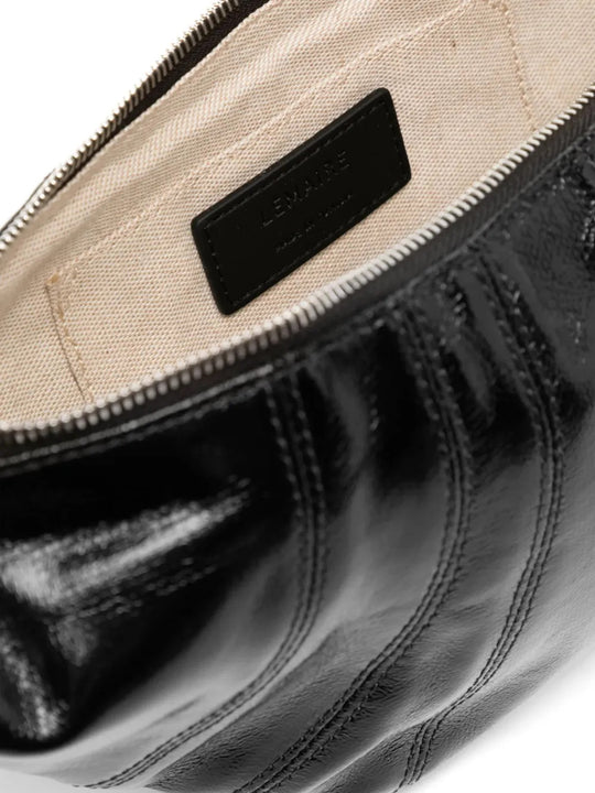 Close up of Black bag, showing detail