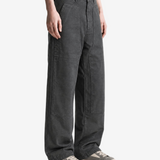 Grey pants, full body view