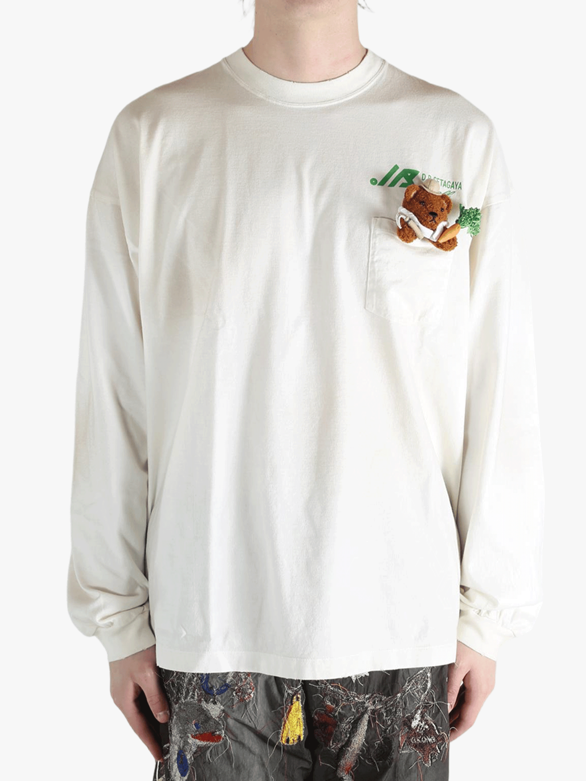 T*S様 doublet RECYCLE COTTON BLEACHED PUL DOUBLET - Unisex Long Sleeve With My Workwear Bear T-Shirt