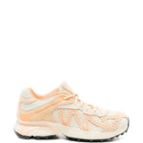 Orange sneaker, side view