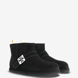 Black boots, front view