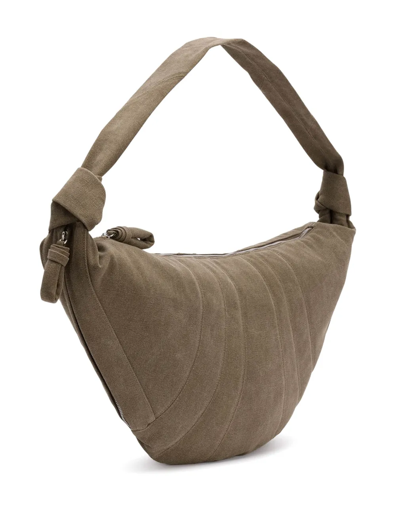 Brown bags, side view