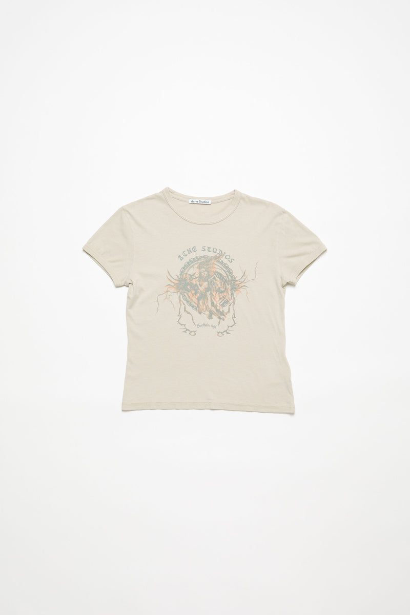 ACNE STUDIOS - Women Printed Fitted T-shirt