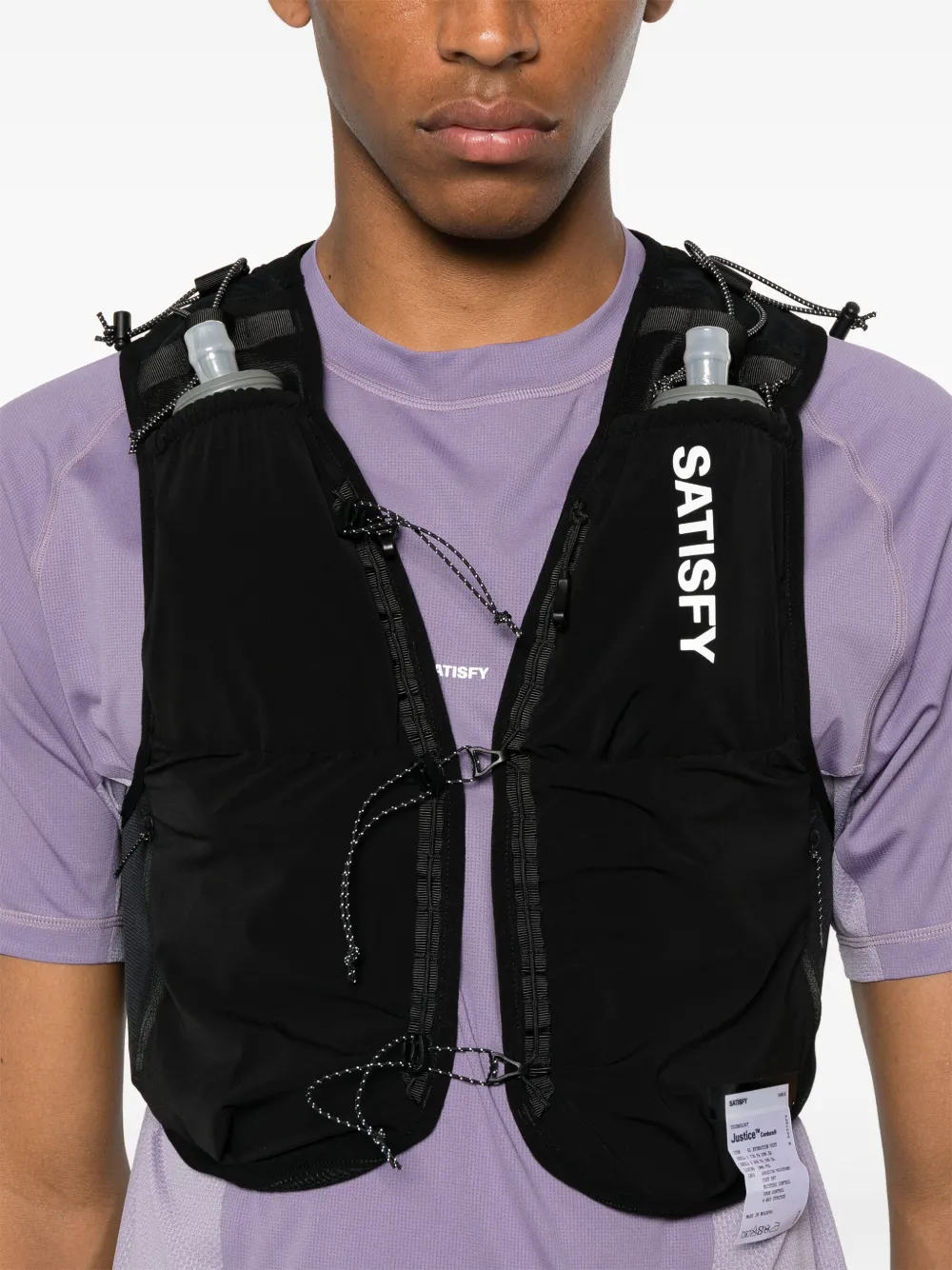 Black activewear worn by a person, showing the activewear fit