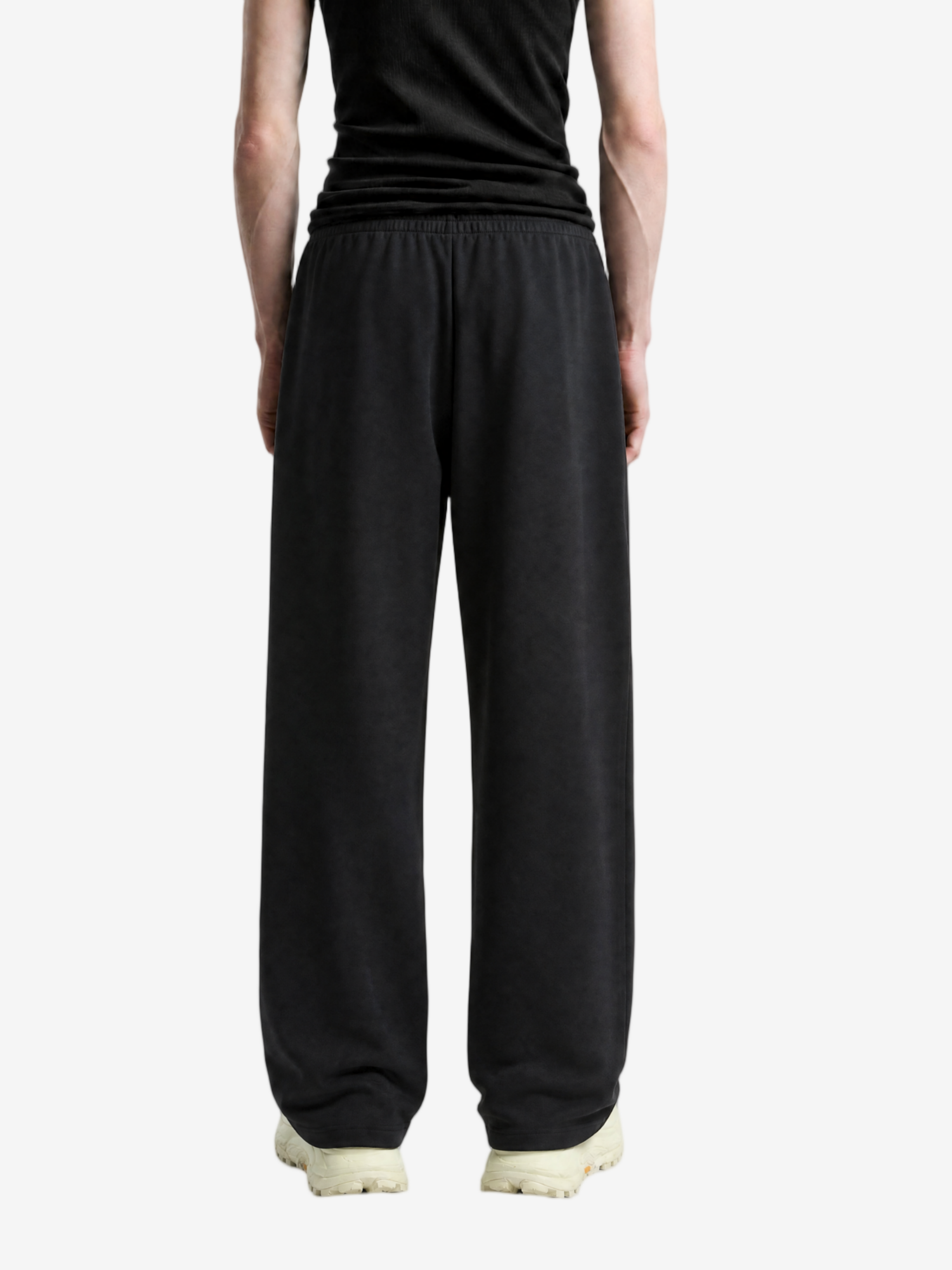 Black pants, full body view