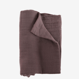 Purple scarf, front view
