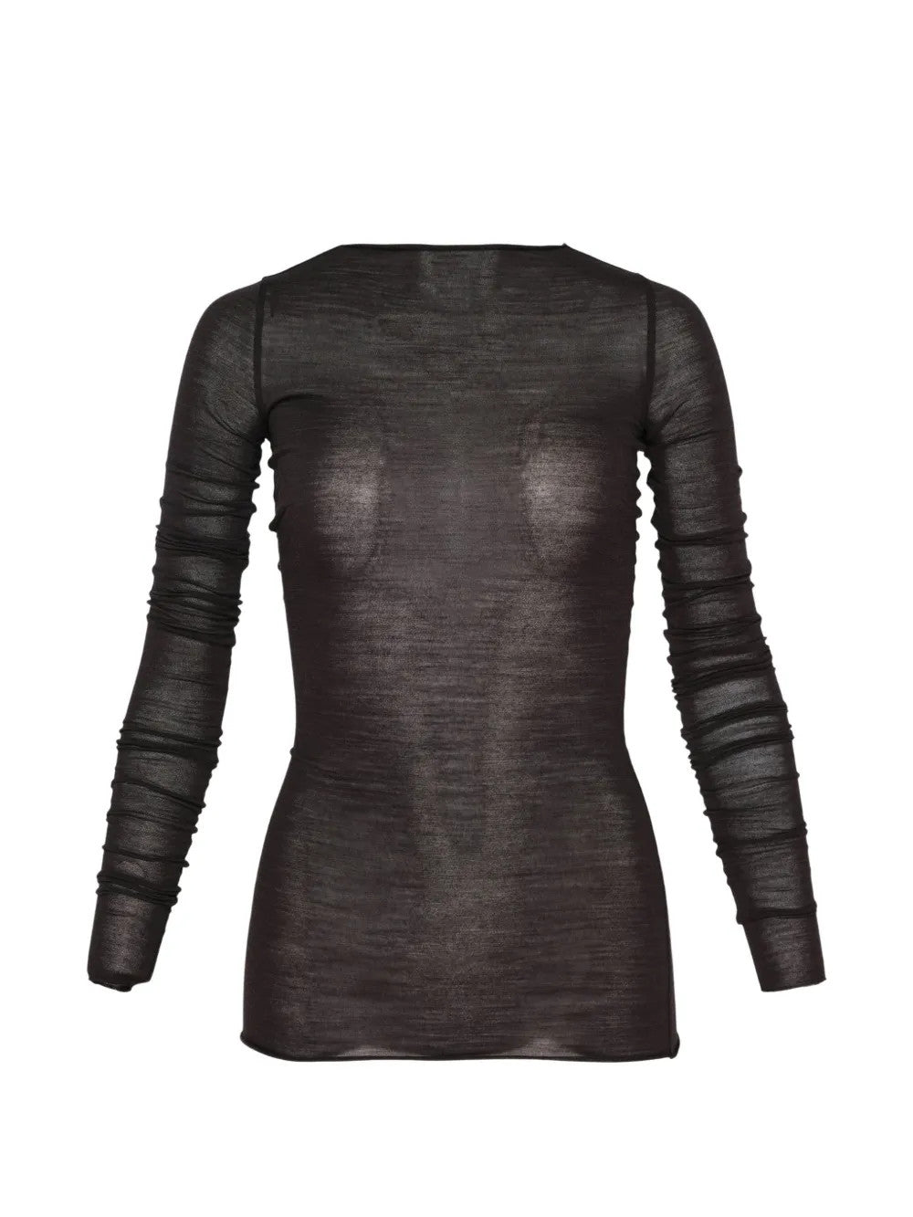 Black t-shirt, front view
