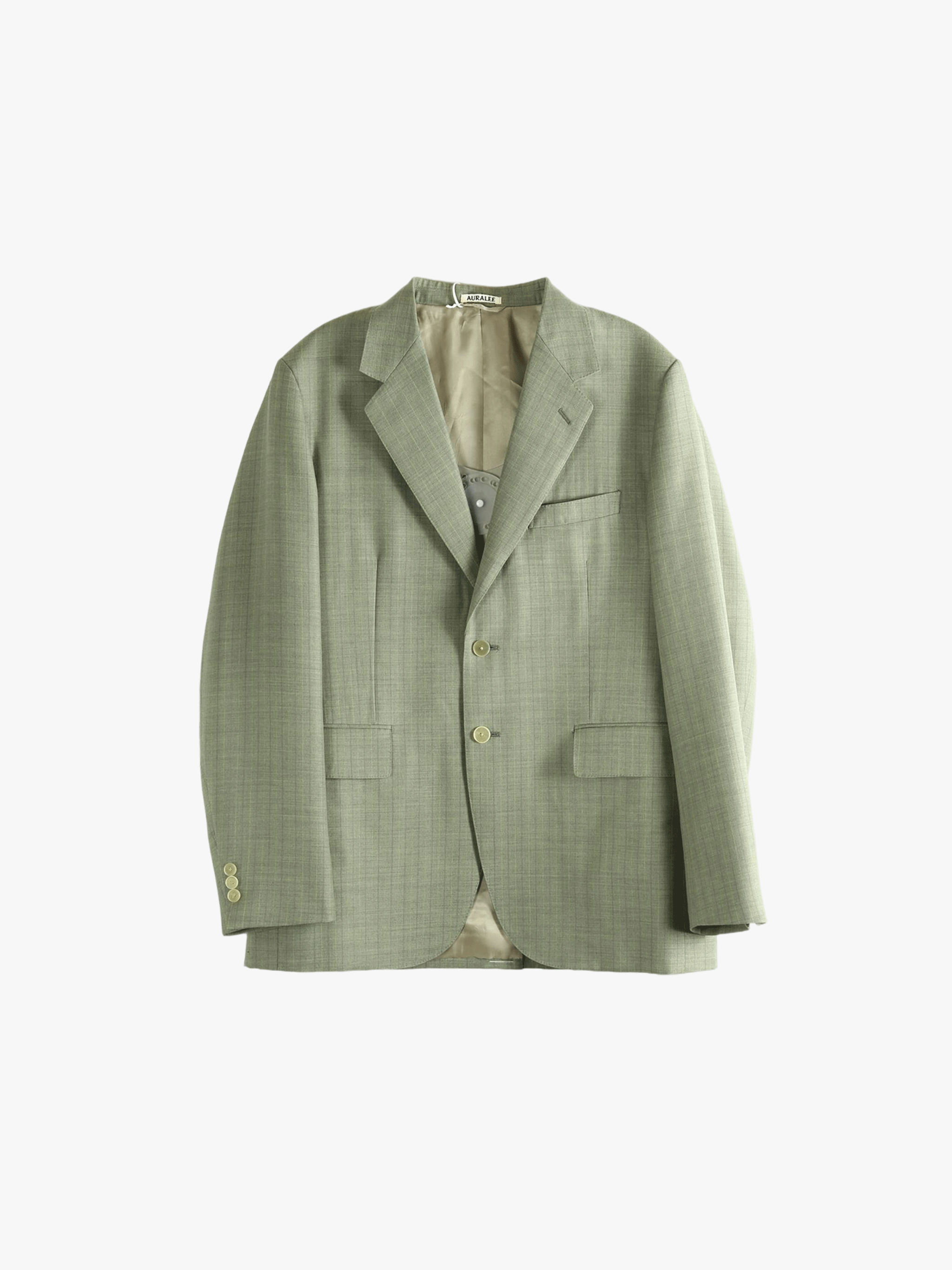 Green jacket, front view