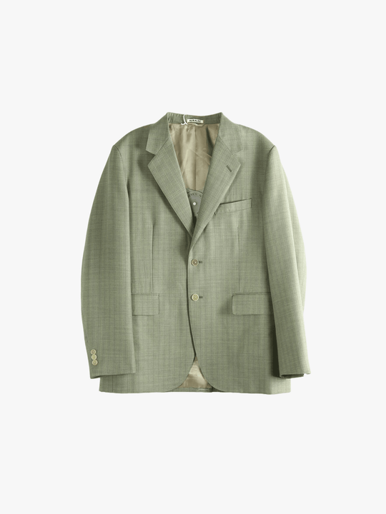 Green jacket, front view