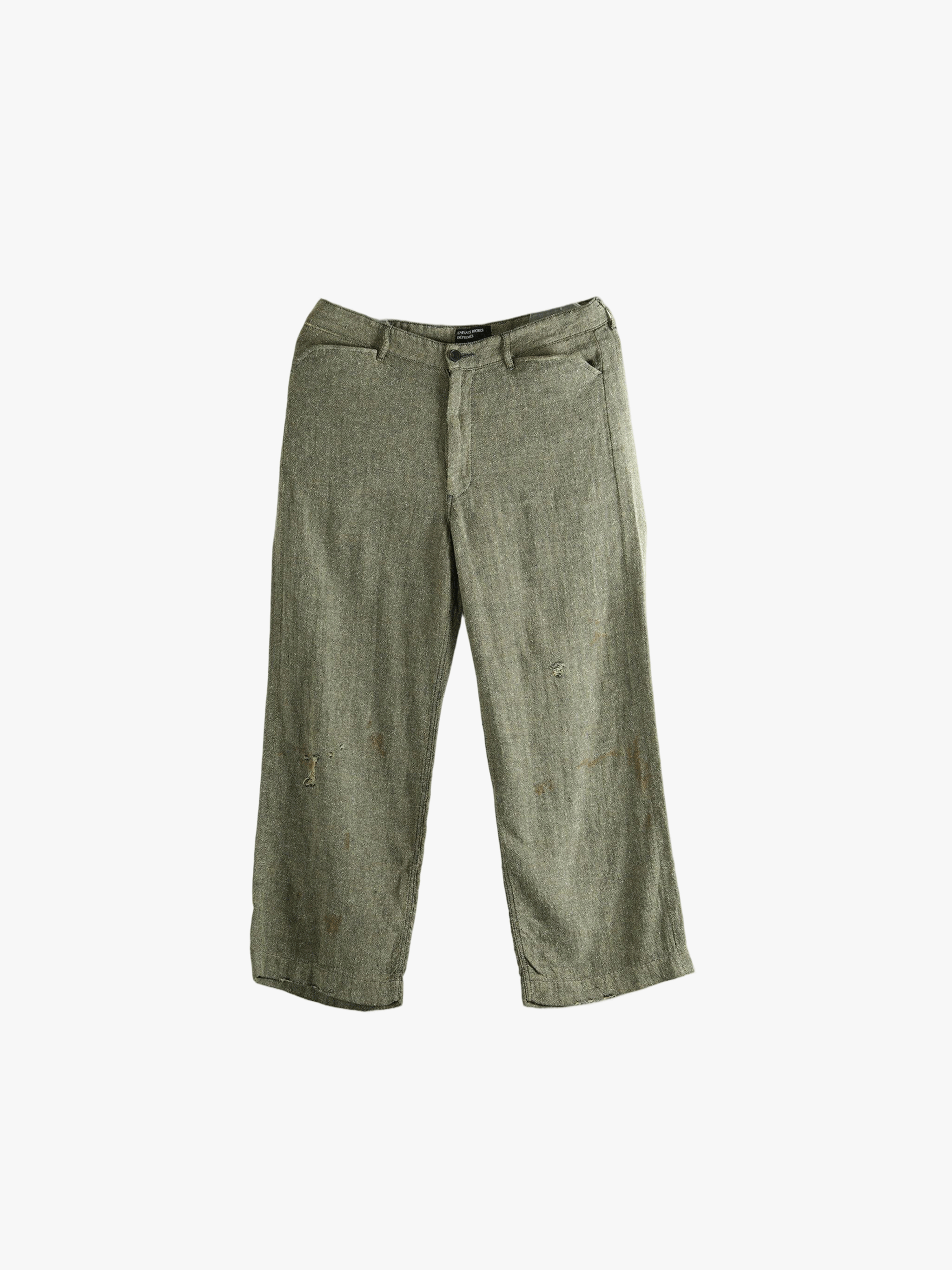 Grey pants, front view