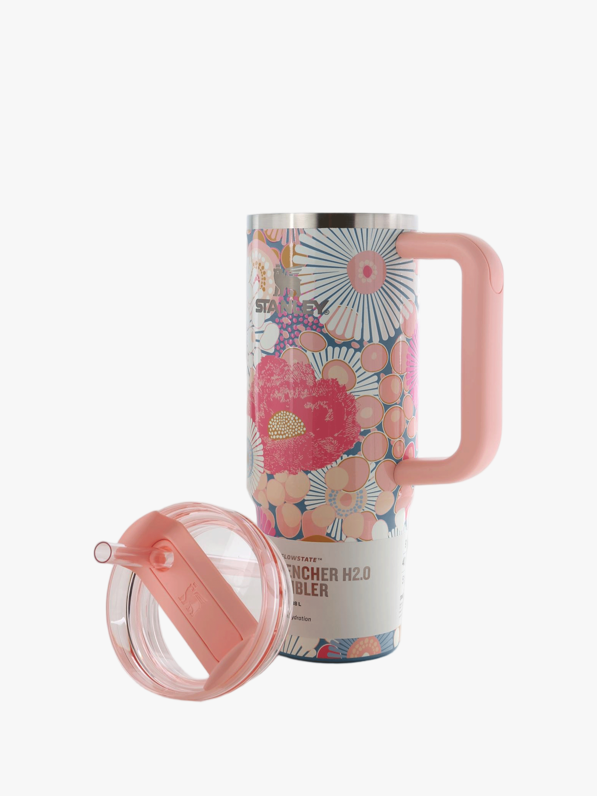 Pink product, front view