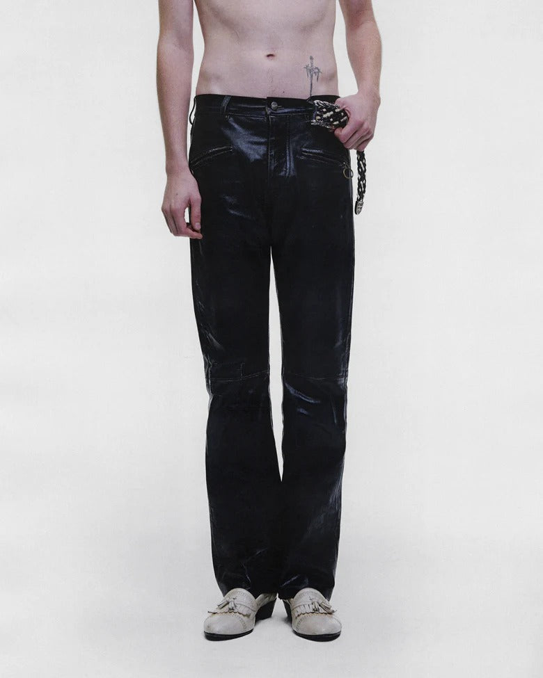 Black pants, full body view