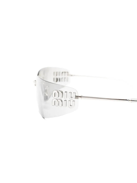 White eyewear, side view